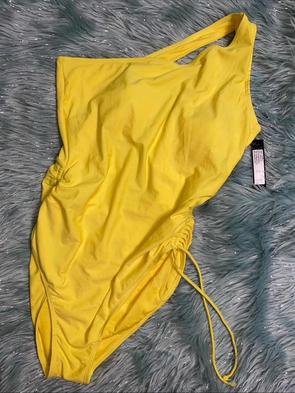 TA3 One Sidey Keyhole Swimsuit in Lemon 🍋 Yellow